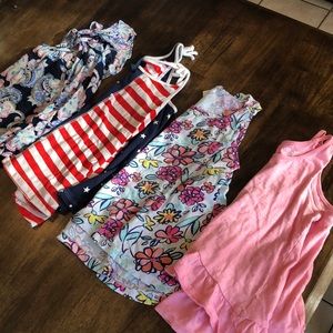 Girls 7/8 tank top bundle